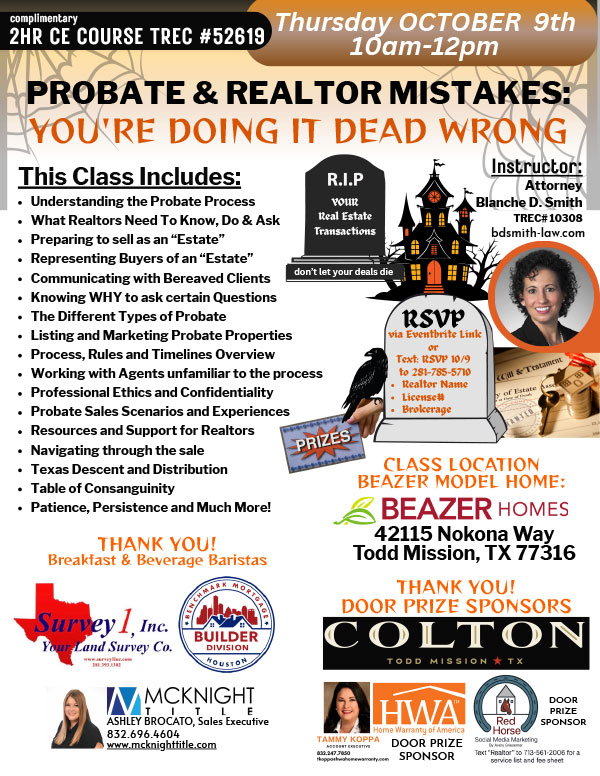 Flyer—10_9-Probate-&-Realtor-Mistakes-You’re-Doing-It-Dead-Wrong